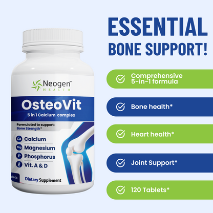 OsteoVit 5-in-1 Calcium 120 tabs Multivitamin